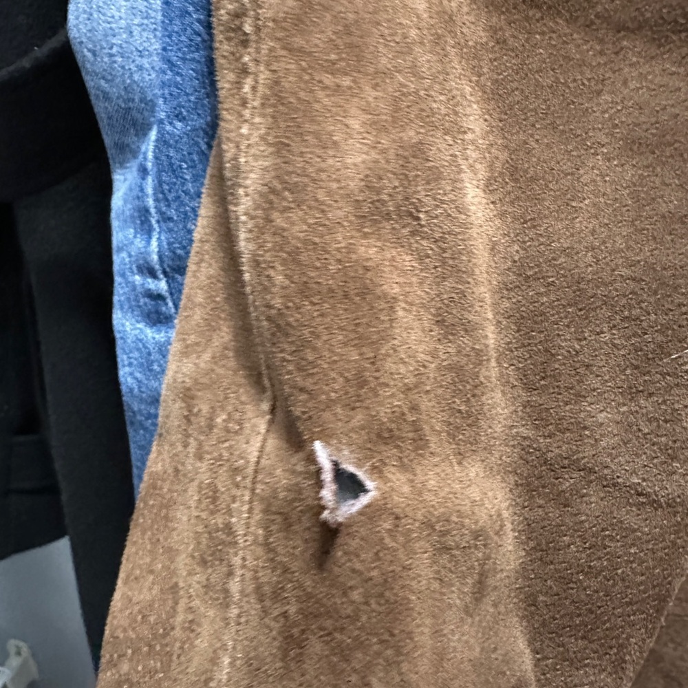 Chic Suede Brown Shearling-Lined Suede Jacket - image 4